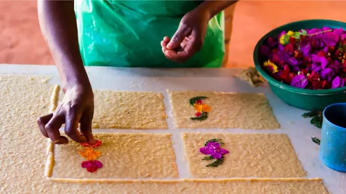 Fabrication du papier anteimoro