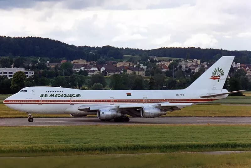 Le B747-400 d'Air Madagascar, dit l'Ankoay